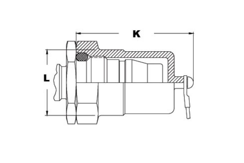 Pressure Caps for Male Quick Disconnect Cad